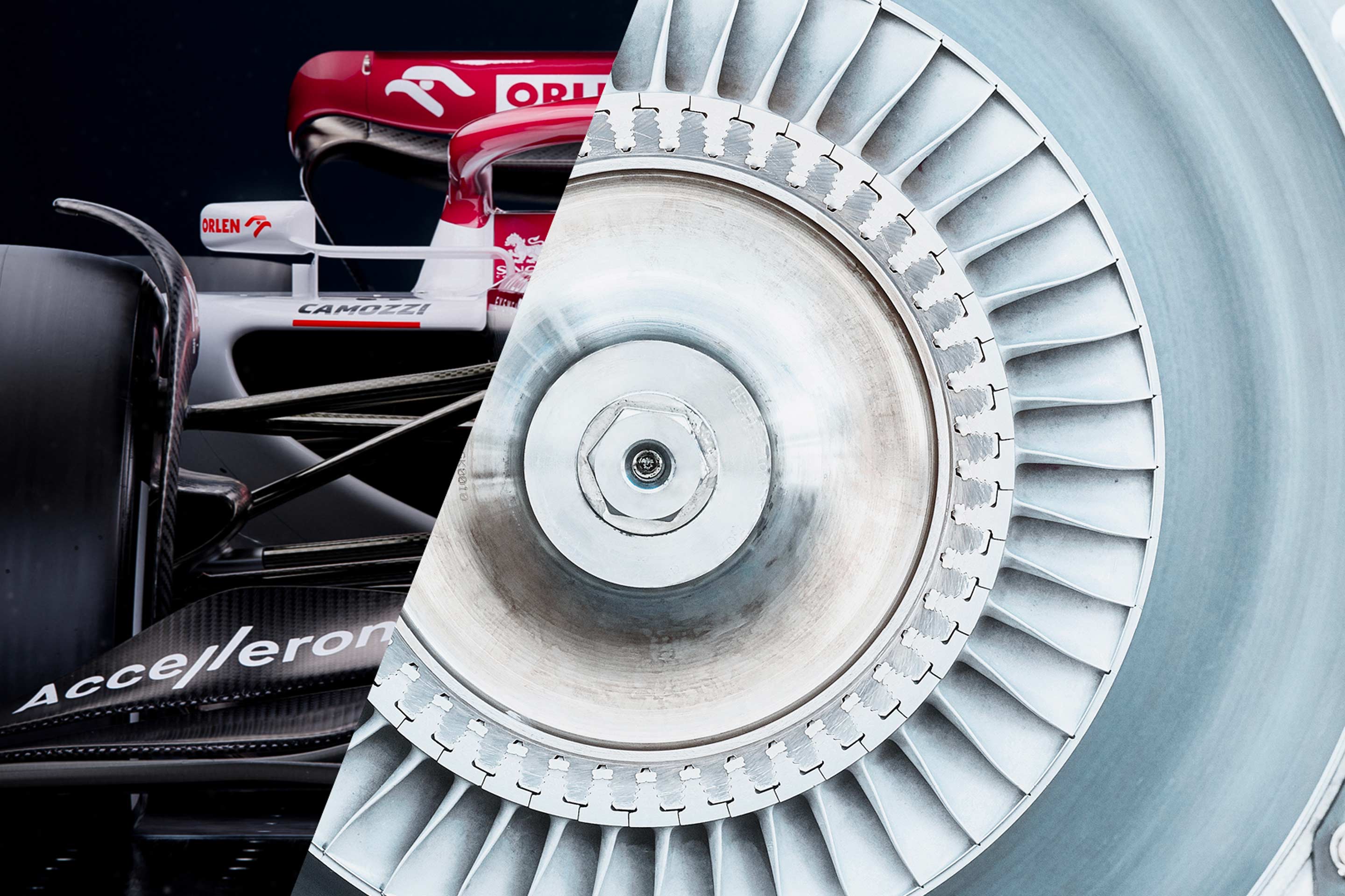 An image of a turbocharger, highlighting innovation in F1
