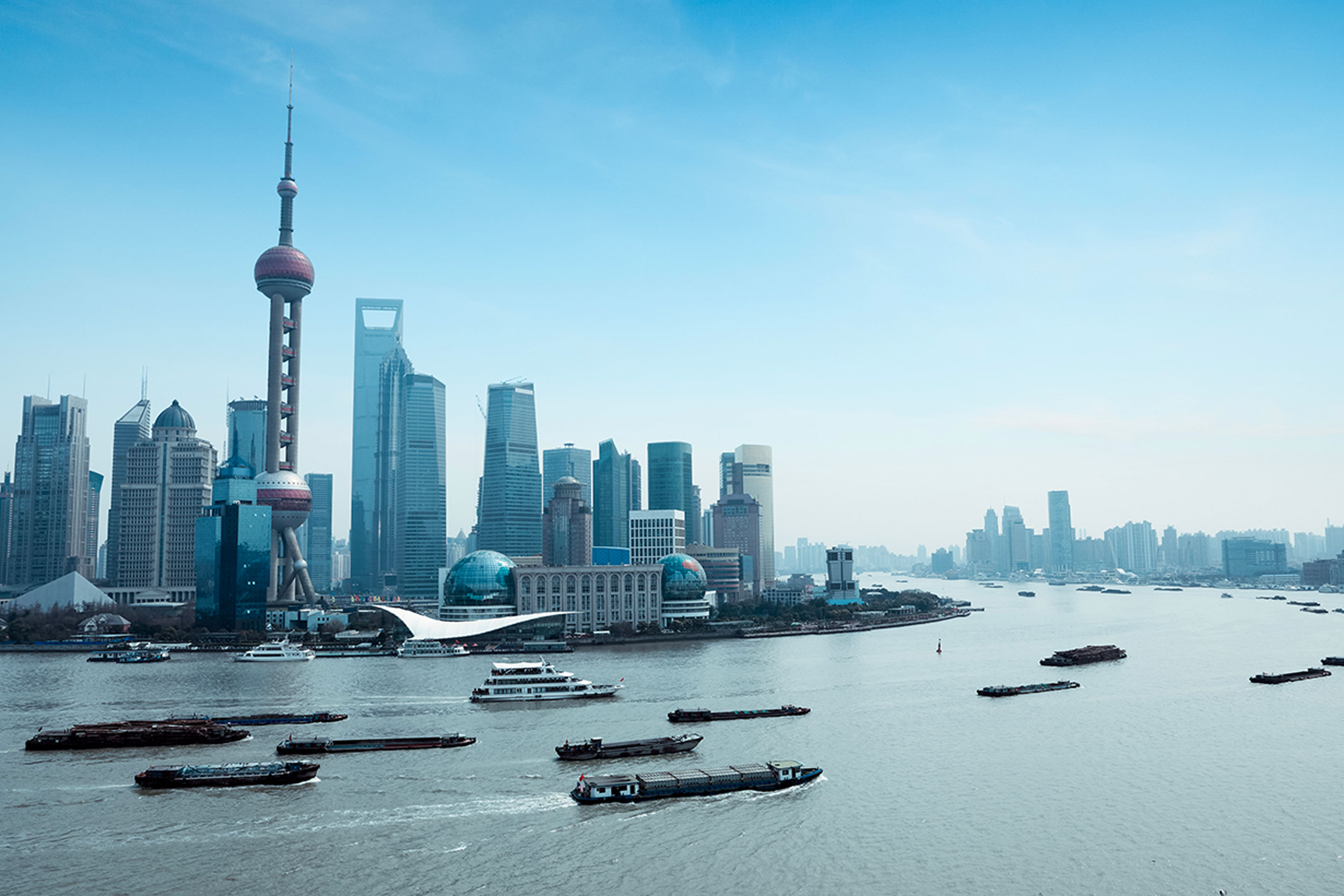 An image of Shanghai to highlight Marintec