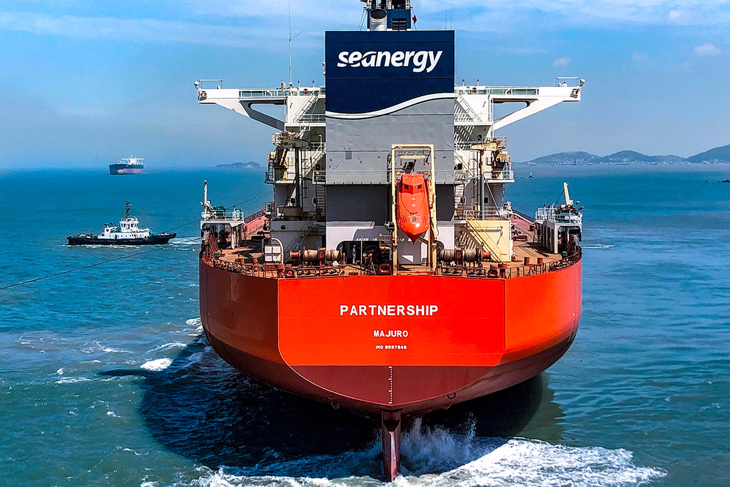 A Seanergy vessel at sea