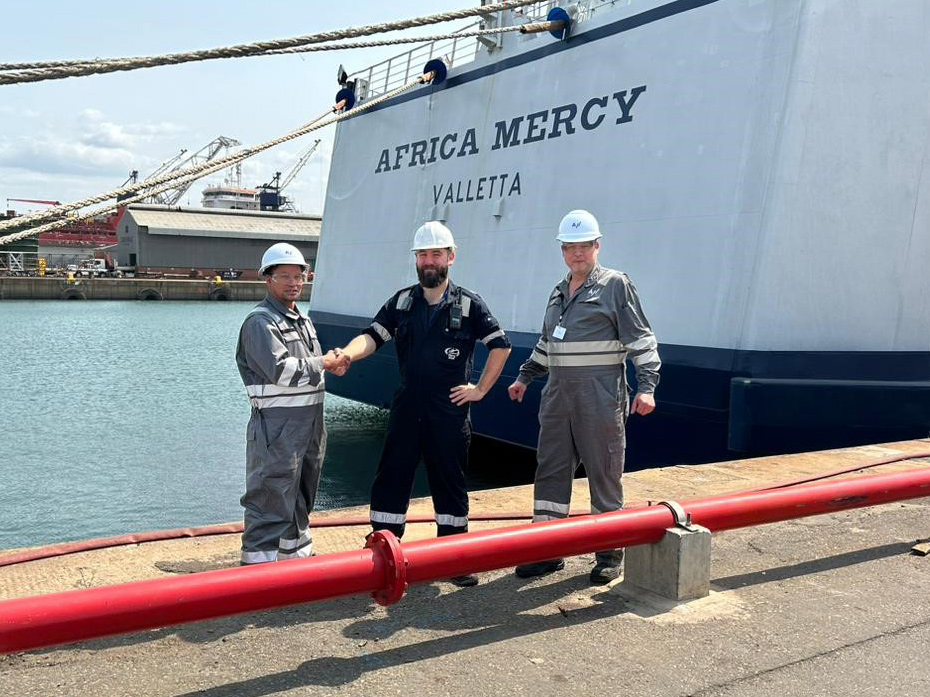 Accelleron helps Mercy Ships reduce floating hospital service costs