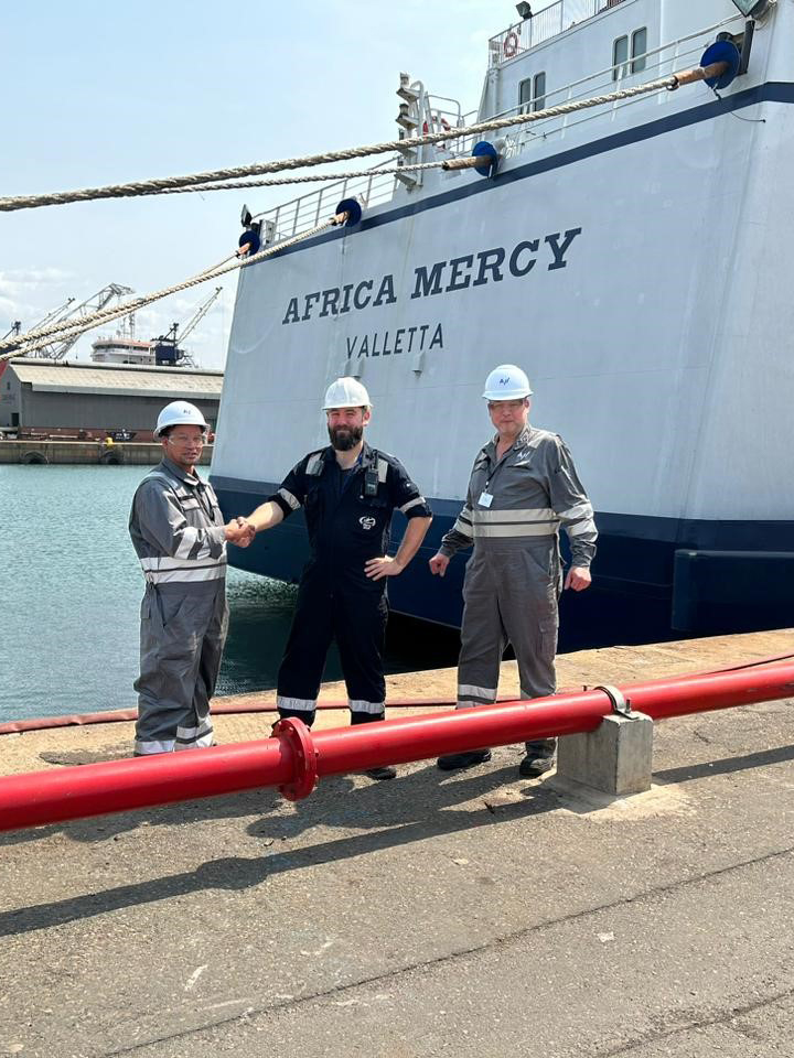 Accelleron and Mercy Ships